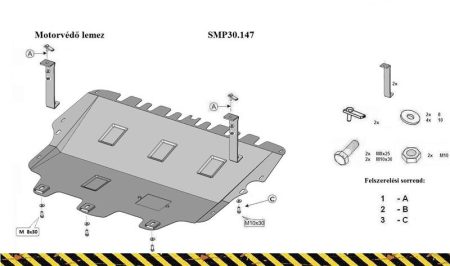 SMP30.147 - Motorvédő lemez (10739T)