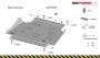 SsangYong Musso Grand  Transmission Protection Plate - SMP00.023 (18664T)