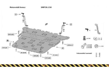 Audi A3 Engine Protection Plate - SMP30.150 (19255T)