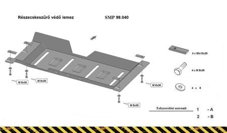 Dacia Duster Particle Filter Protection Plate SMP98.040 (19287T)