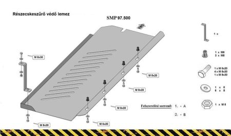 Ford Ranger Particle Filter Protection Plate - SMP97.500 (19296T)