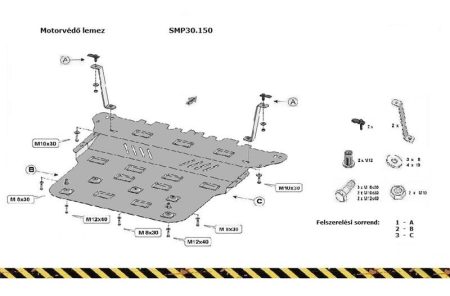 Volkswagen Golf 8 Engine Protection Plate - SMP30.150 (19494T)