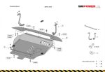   Fiat Panda 4x4  acél motor, váltó, hűtővédő lemez SMP07.044X (20662T)