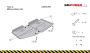 Mitsubishi Pajero Sport II Transmission and Differencial Protection Plate -  SMP00.099 (4733T)